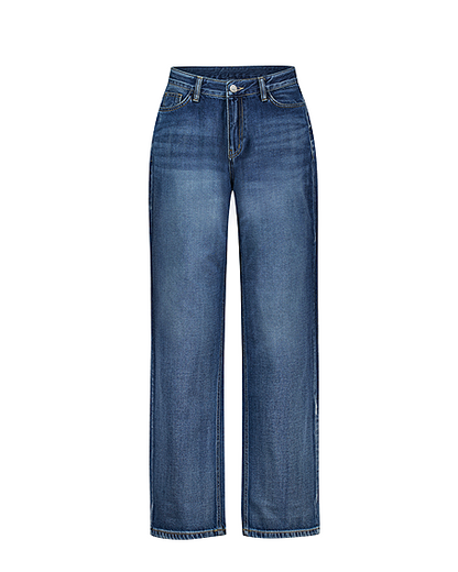 DEEP SOFT LOW-RISE JEANS