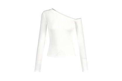 JACQUARD OPEN TEE