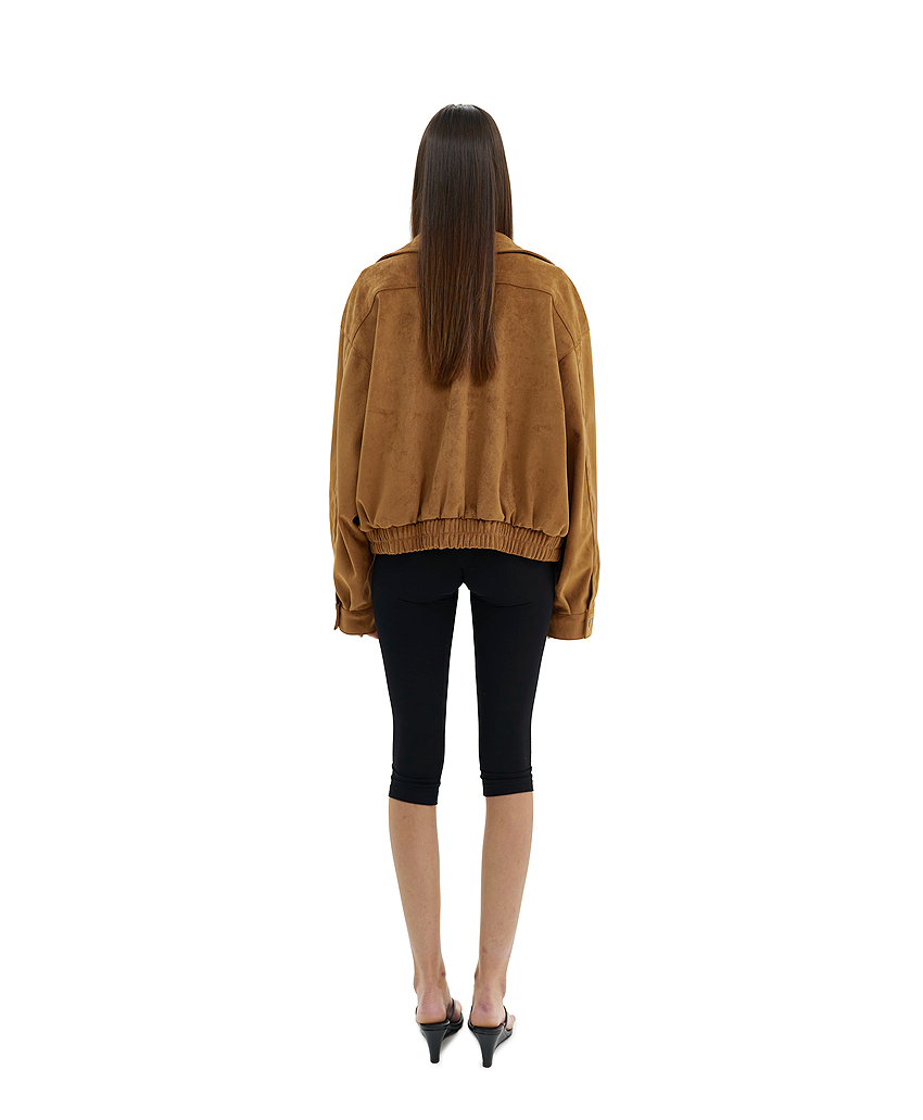 SUEDE BOMBER JACKET