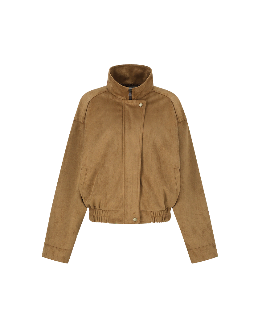 SUEDE BOMBER JACKET