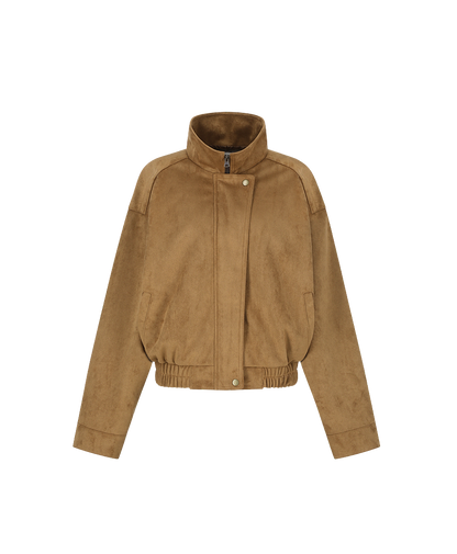 SUEDE BOMBER JACKET