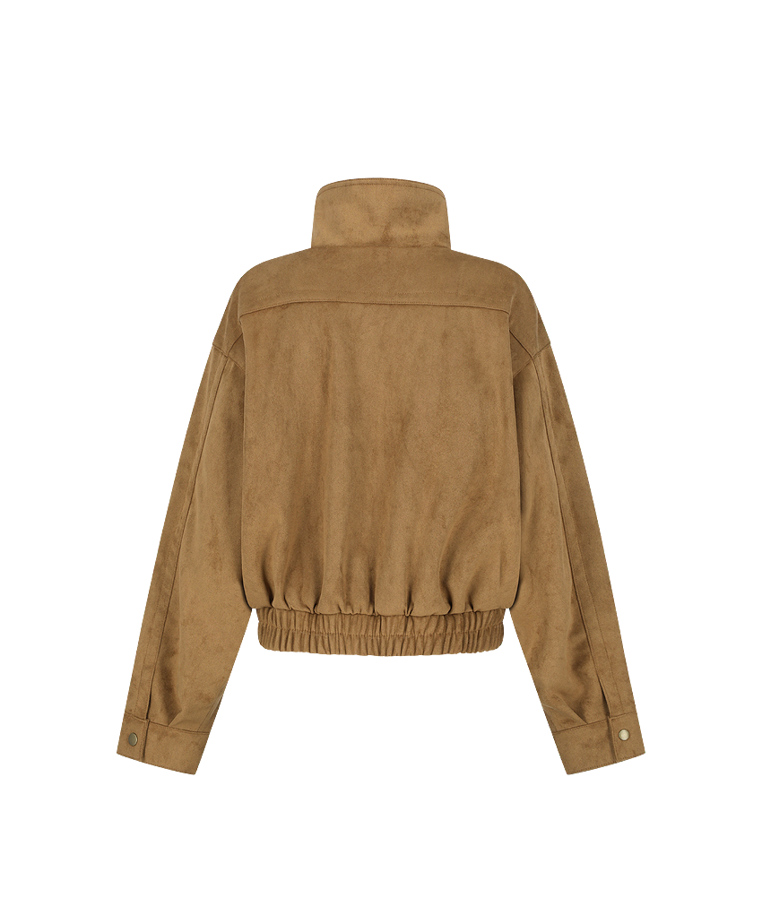 SUEDE BOMBER JACKET