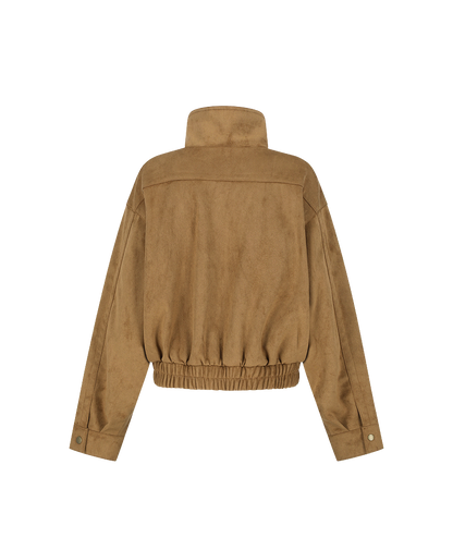 SUEDE BOMBER JACKET