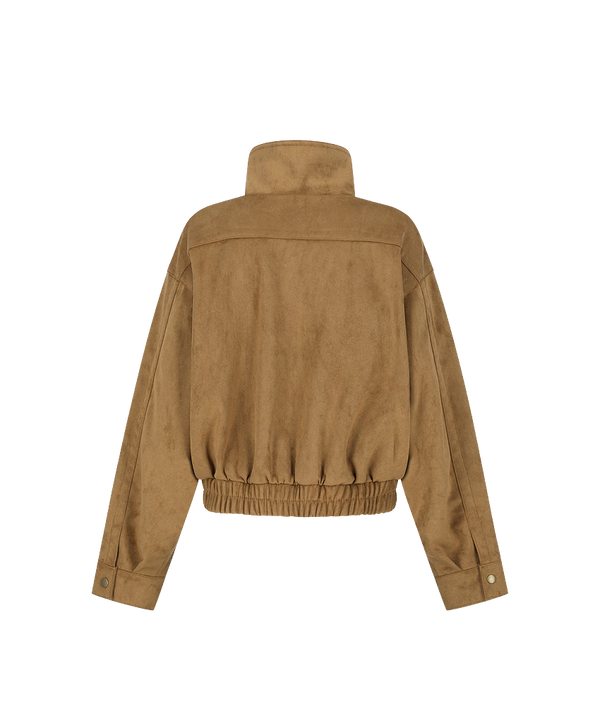 SUEDE BOMBER JACKET