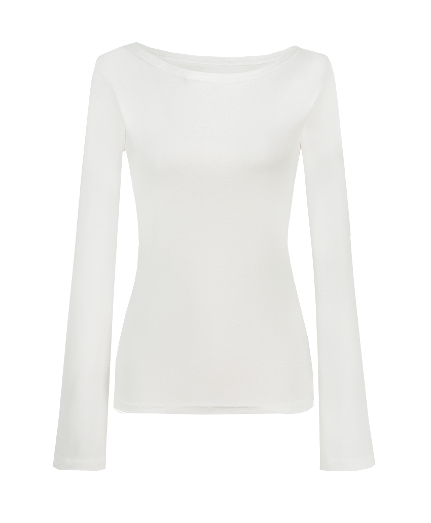 BOAT NECK LONG SLEEVE