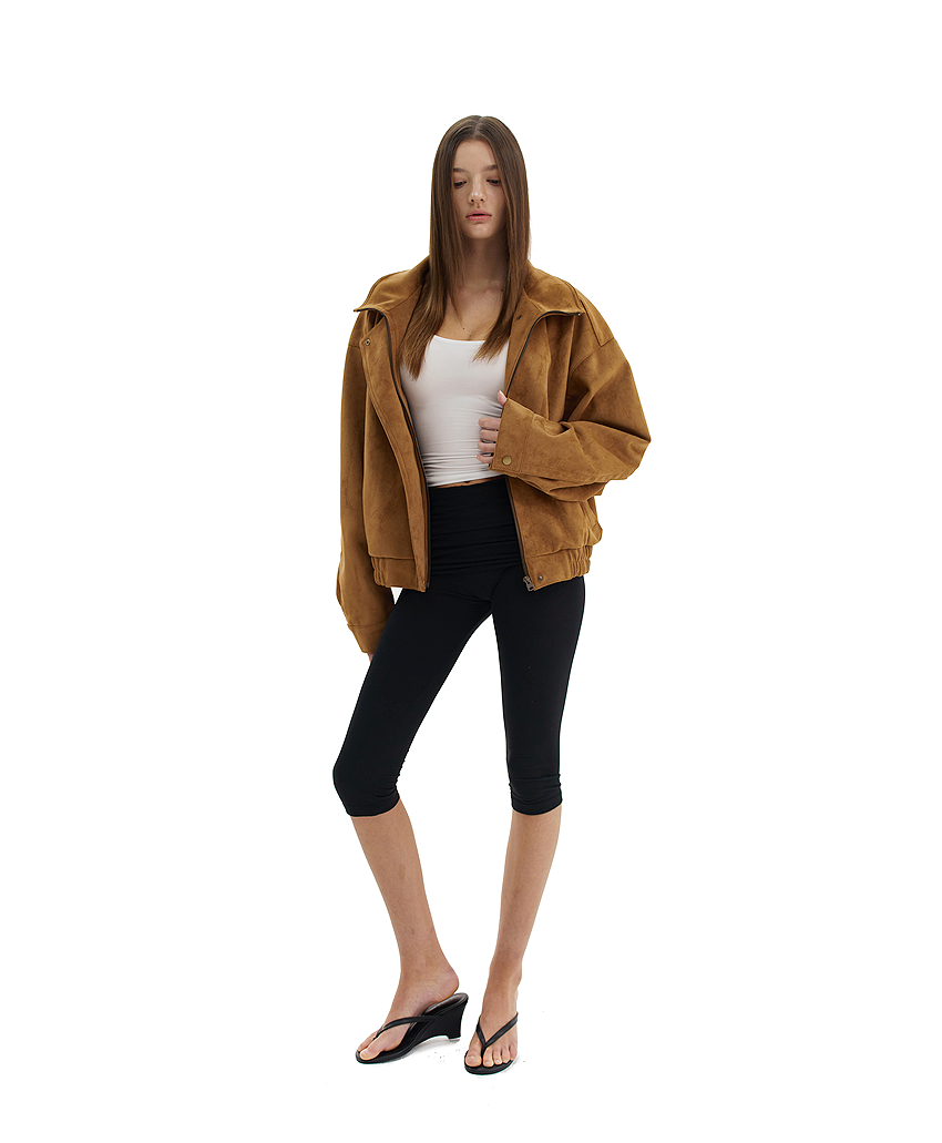 SUEDE BOMBER JACKET