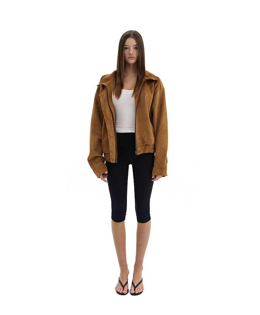 SUEDE BOMBER JACKET